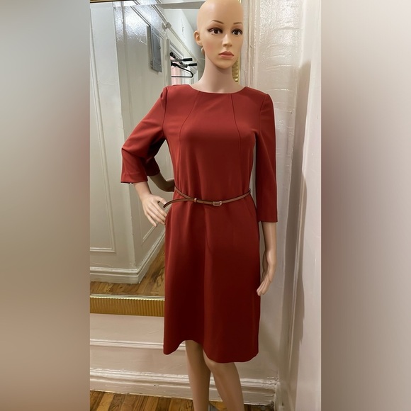 MM.LaFleur Rust Dress - Picture 7 of 16